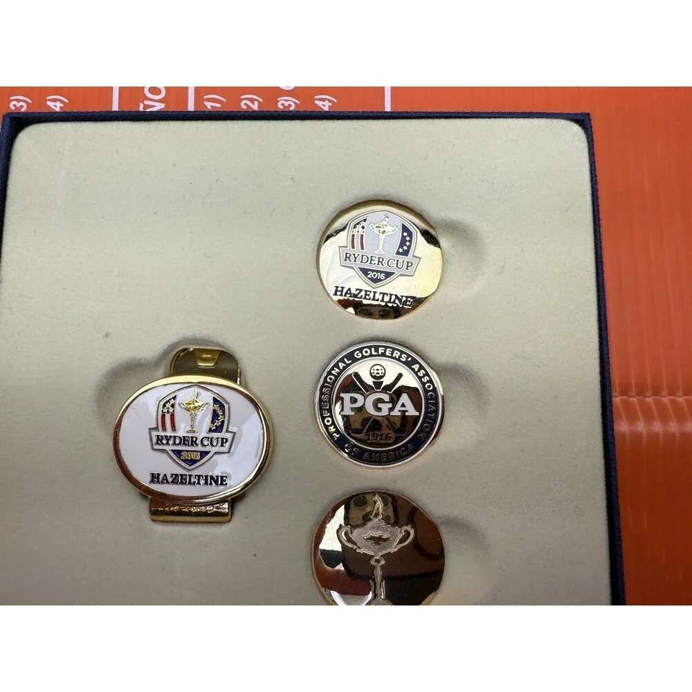 Ryder Cup Whistling Straits Divot Tool Set In Box New gold town hazeltine pga